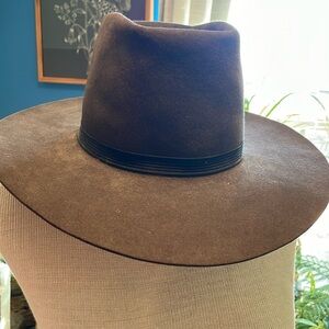 Vintage brown winter hat